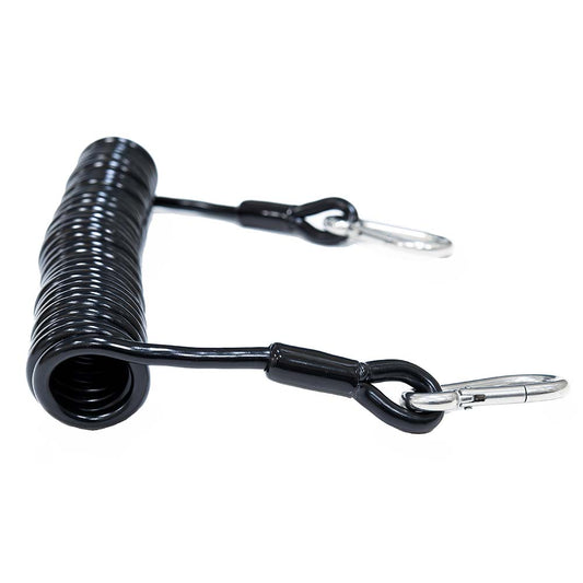 Tigress Heavy-Duty Coiled Safety Tether - 1200lbs [88440-1] - Twin Screws Marine Service