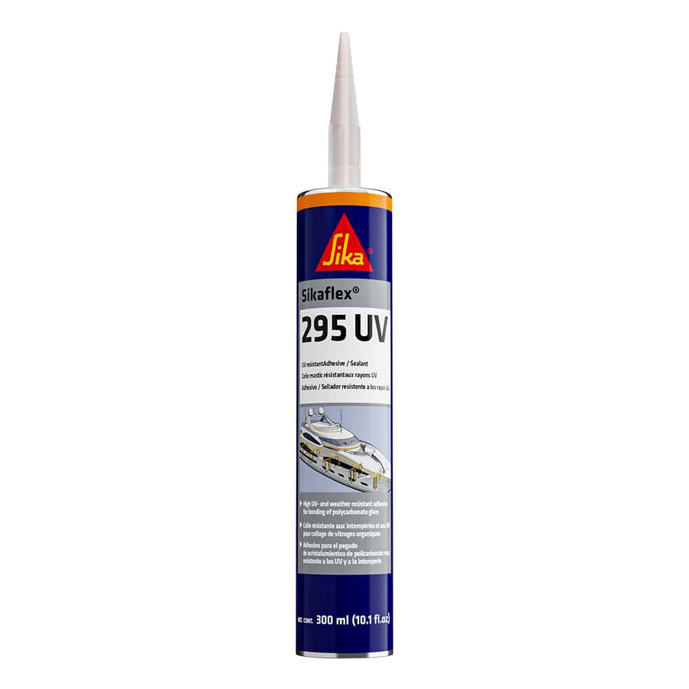 Sika Sikaflex 295 UV - Black - 10oz Tube w/Nozzle [778] - Twin Screws Marine Service