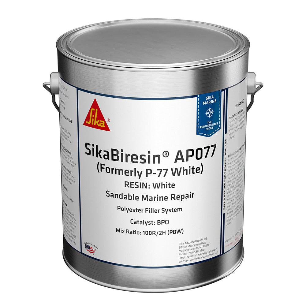 Sika SikaBiresin AP077 Polyester Fairing Compound Above/Below Waterline - Quart [609801] - Twin Screws Marine Service