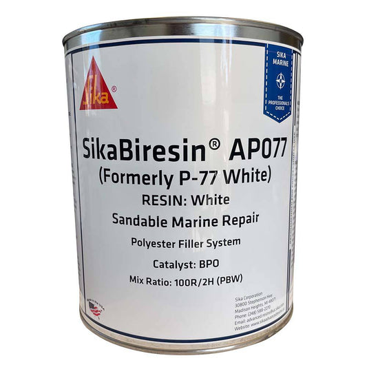 Sika SikaBiresin AP077 White Gallon BPO Hardener Required [606547] - Twin Screws Marine Service