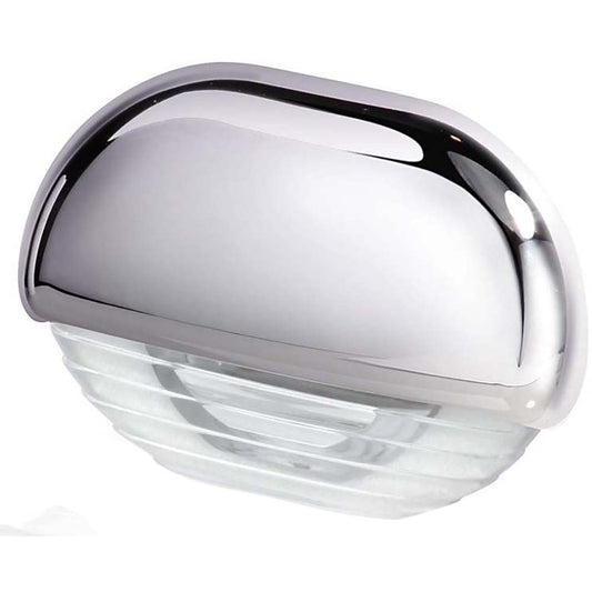 Hella Marine White LED Easy Fit Step Lamp w/Chrome Cap [958126001] - Twin Screws Marine Service