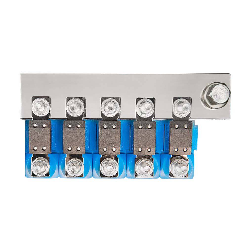 Victron Busbar to Connect 5 Mega Fuse Holders - Busbar Only Fuse Holders Sold Separately [CIP100400060] - Twin Screws Marine Service