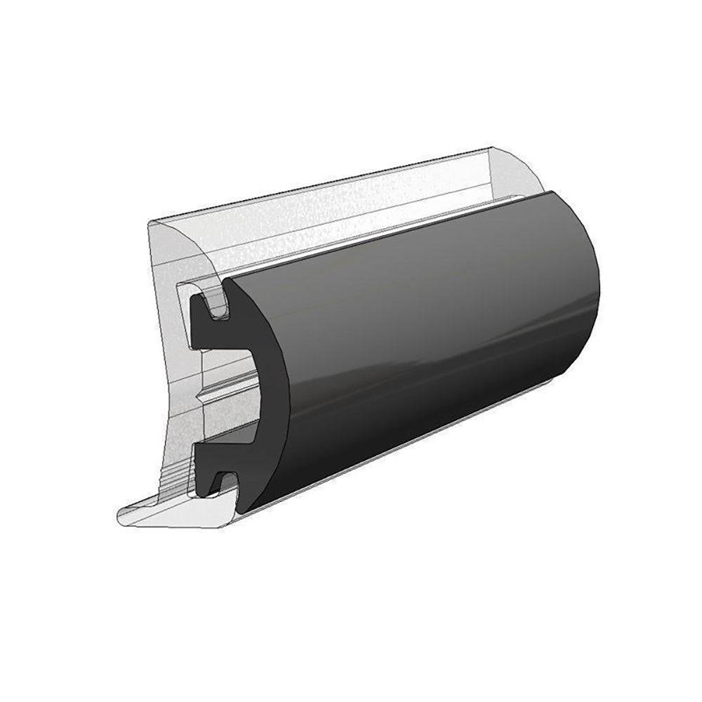 TACO 70 Flexible Black Rub Rail Insert 1-3/16" x 1/2" [V12-4144BKA70-1] - Twin Screws Marine Service