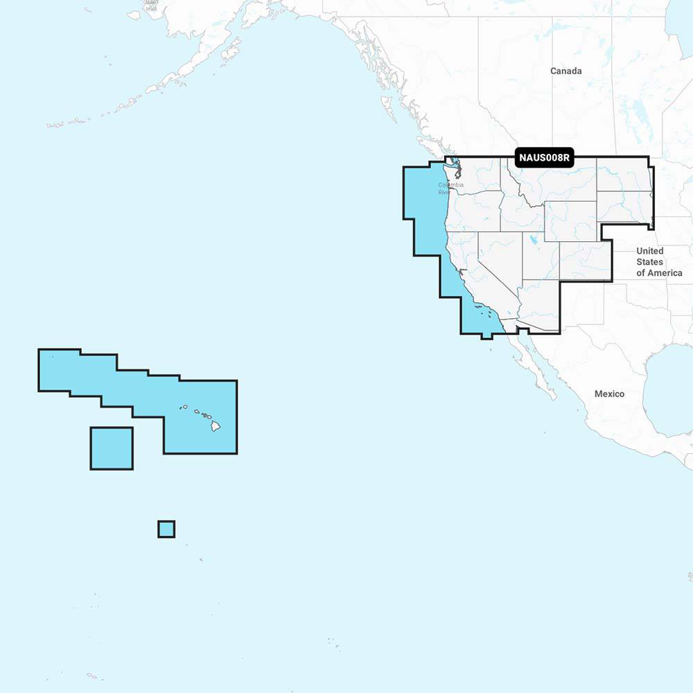 Navionics NAUS008R - U.S. West - Navionics+ [010-C1371-30] - Twin Screws Marine Service