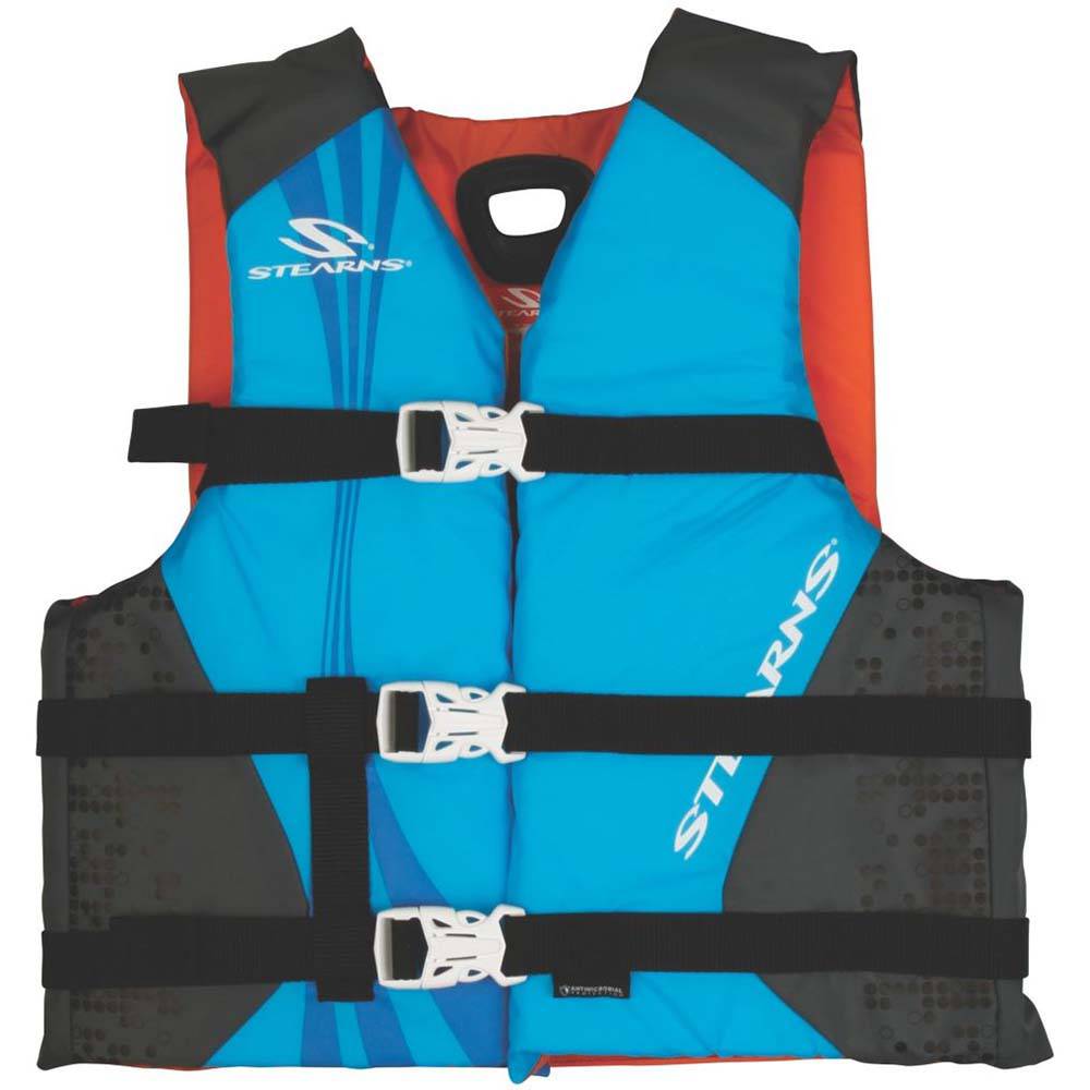 Stearns Antimicrobial Nylon Vest Life Jacket - 30-50lbs - Blue [2000036885] - Twin Screws Marine Service