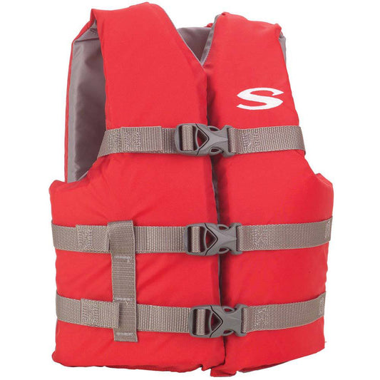 Stearns Youth Classic Vest Life Jacket - 50-90lbs - Red/Grey [2159436] - Twin Screws Marine Service