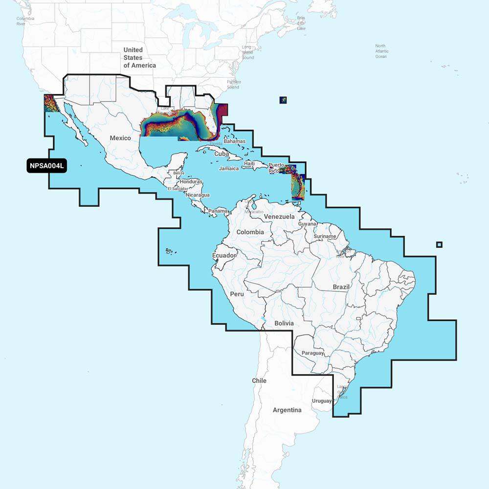 Navionics Platinum+ NPSA004L - Mexico, Caribbean to Brazil [010-C1364-40] - Twin Screws Marine Service