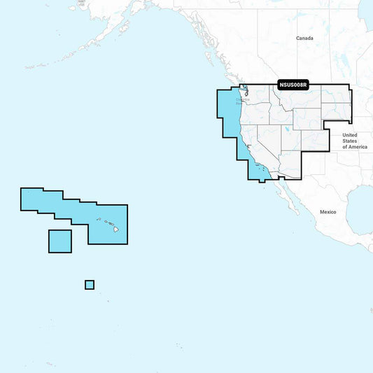 Garmin Navionics+ NSUS008R U.S. West [010-C1292-20] - Twin Screws Marine Service