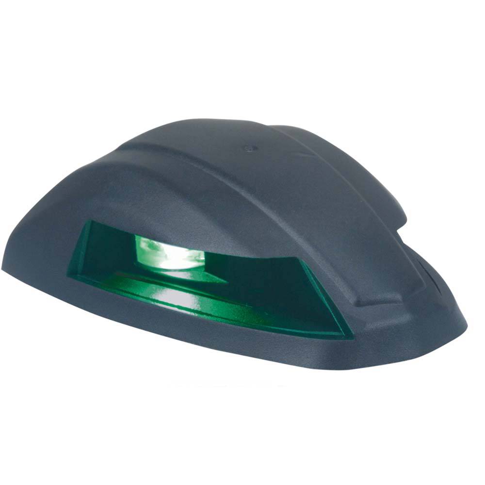 Perko 12V LED Bi-Color Navigation Light - Black Rounded [0655002BLK] - Twin Screws Marine Service
