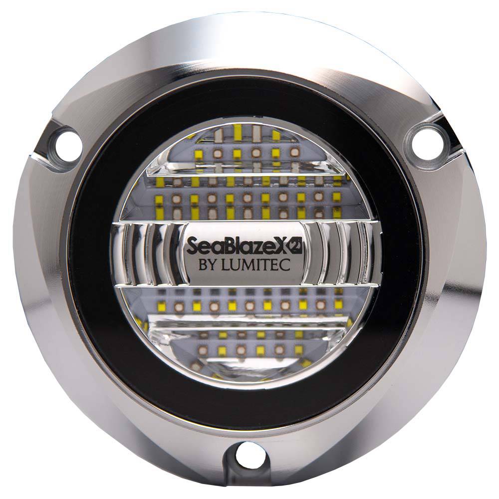 Lumitec SeablazeX2 Spectrum Underwater Light RGBW Polished Housing [101591] - Twin Screws Marine Service