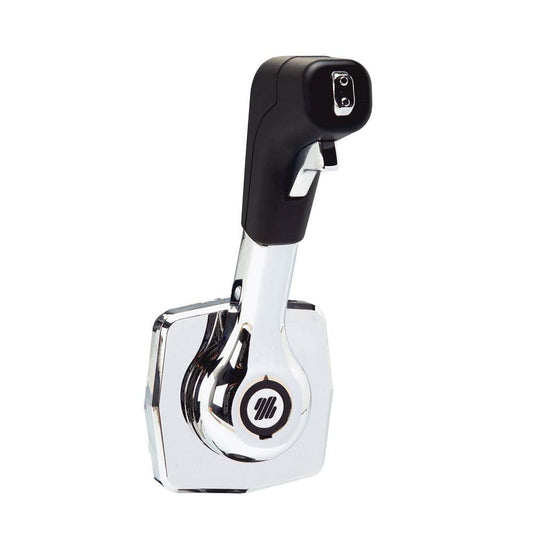 Uflex Single Lever Side Mount Control - Black/Chrome [B310B] - Twin Screws Marine Service