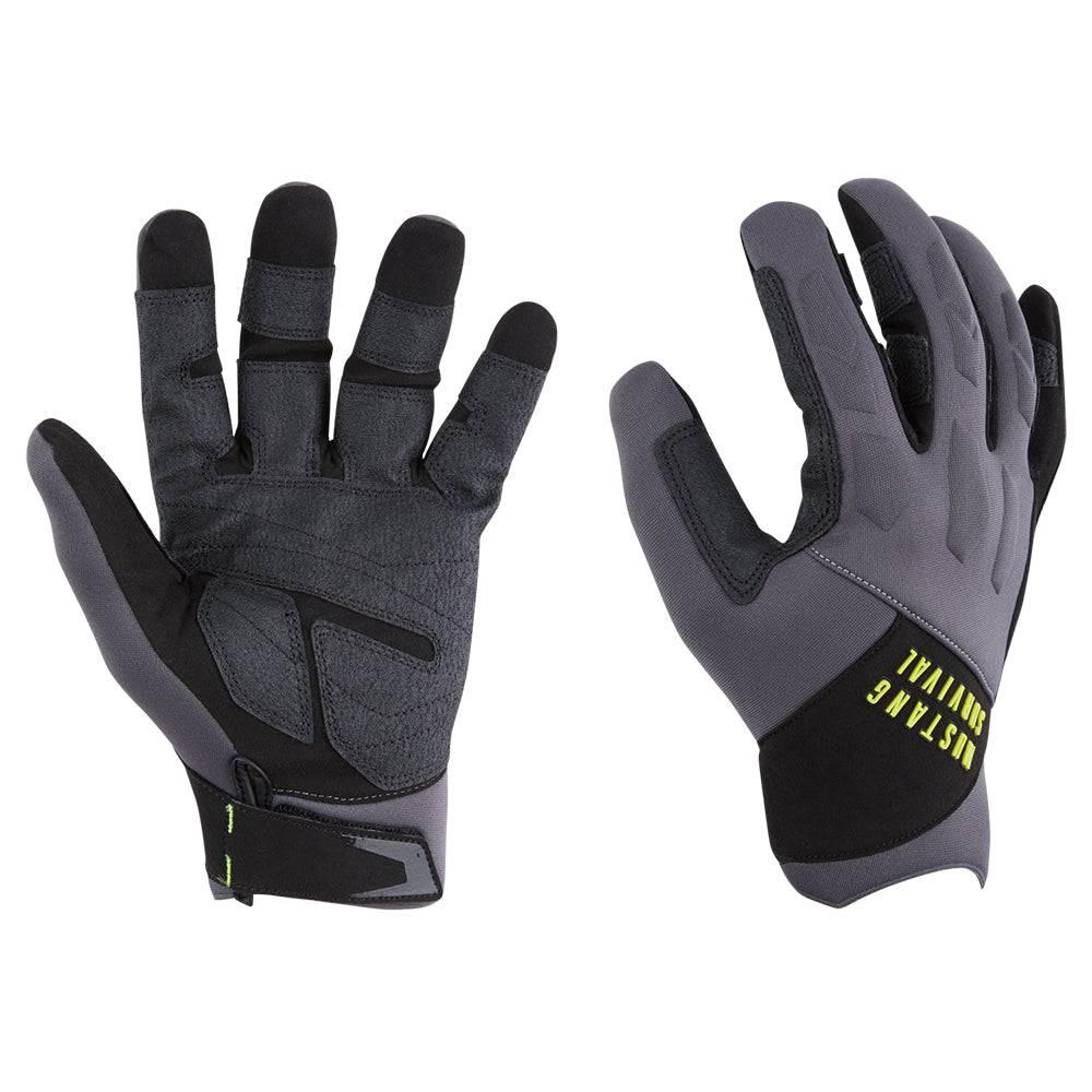 Mustang EP 3250 Full Finger Gloves - Grey/Black - Large [MA600502-262-L-267] - Twin Screws Marine Service