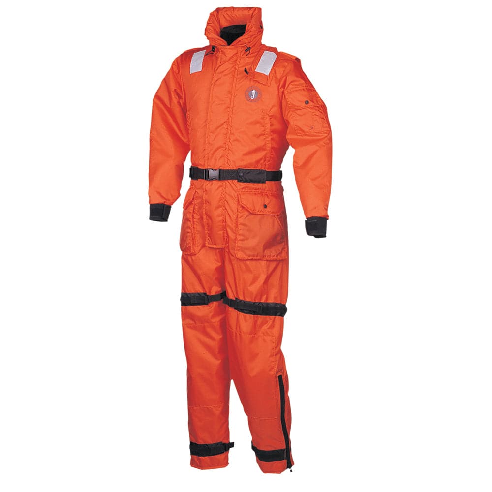 Mustang Deluxe Anti-Exposure Coverall  Work Suit - Orange - Medium [MS2175-2-M-206] - Twin Screws Marine Service