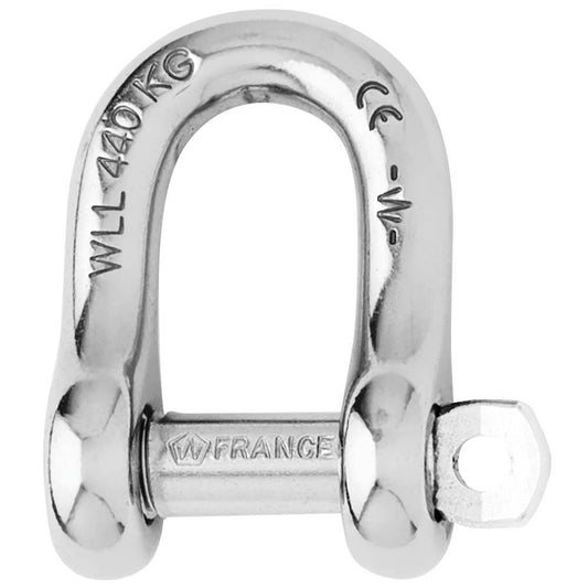 Wichard Captive Pin D Shackle - Diameter 5mm - 3/16" [01402] - Twin Screws Marine Service