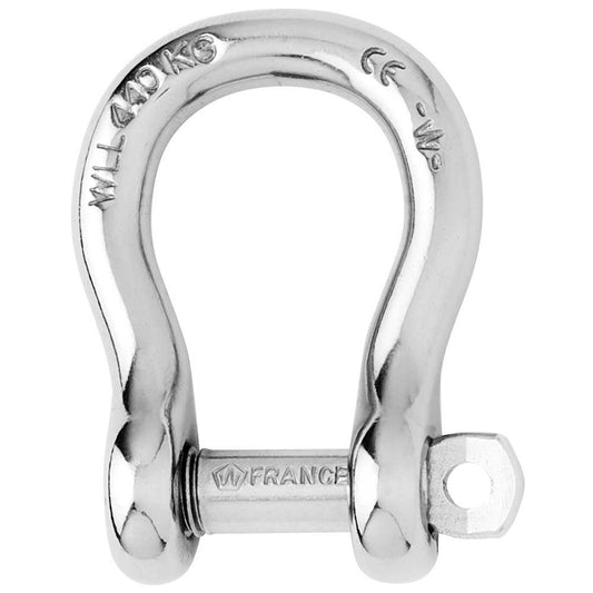 Wichard Captive Pin Bow Shackle - Diameter 6mm - 1/4" [01443] - Twin Screws Marine Service