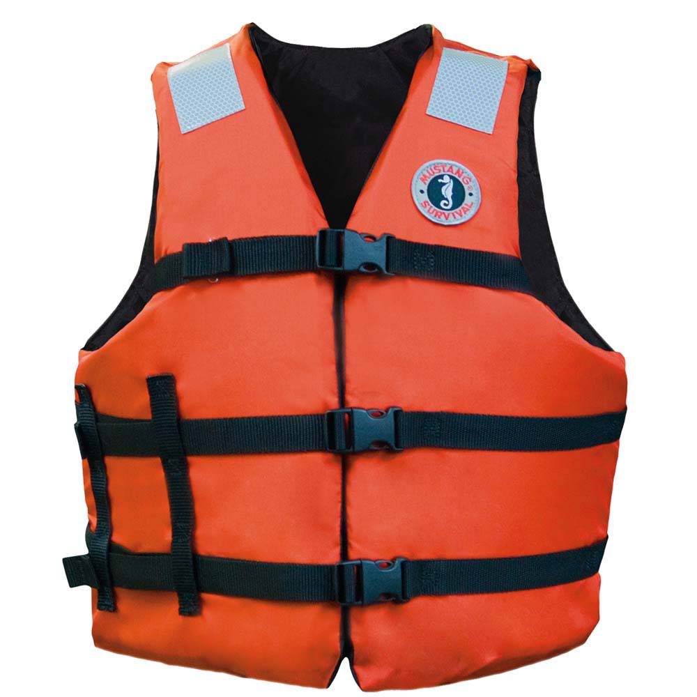 Mustang Flotation Vest - Orange - Adult Universal [MV3104T1-2-0-216] - Twin Screws Marine Service