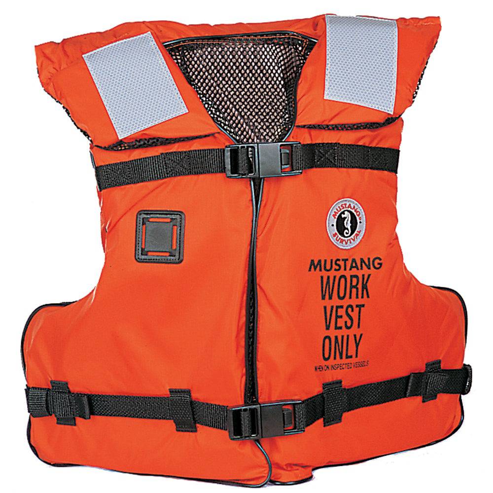 Mustang Type III/V Work Vest - Orange - Adult Universal [MV3192-2-0-16] - Twin Screws Marine Service