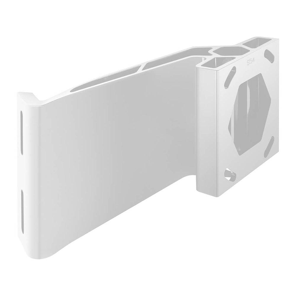 Minn Kota Raptor Jack Plate Adapter Bracket - Starboard - 5" Setback - 4" Rise - White [1810382] - Twin Screws Marine Service