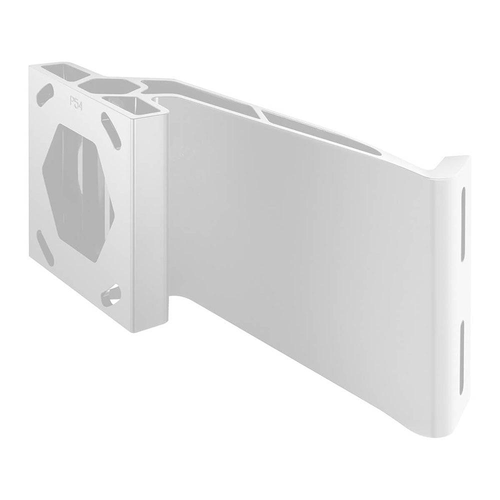 Minn Kota Raptor Jack Plate Adapter Bracket - Port - 5" Setback - 4" Rise - White [1810383] - Twin Screws Marine Service