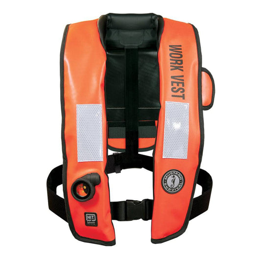 Mustang HIT Inflatable Work Vest - Orange - Automatic/Manual [MD318802-2-0-202] - Twin Screws Marine Service