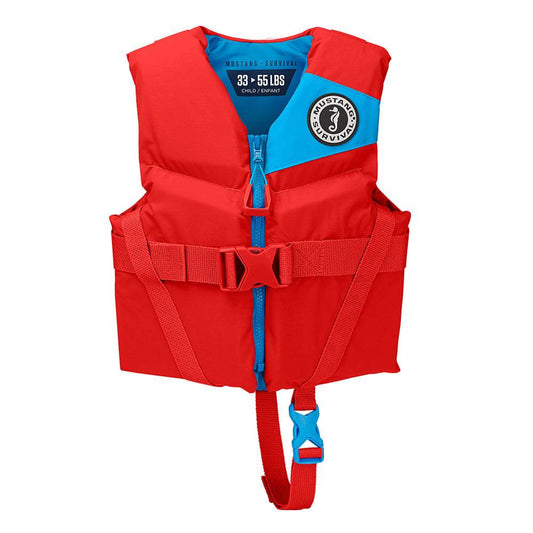 Mustang Child REV Foam Vest - Red - Child [MV3565-277-0-206] - Twin Screws Marine Service