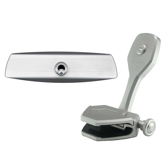 PTM Edge Mirror/Bracket Kit w/VR-140 Elite Mirror  ZXR-300 (Silver) [P12848-1300TEBCL] - Twin Screws Marine Service