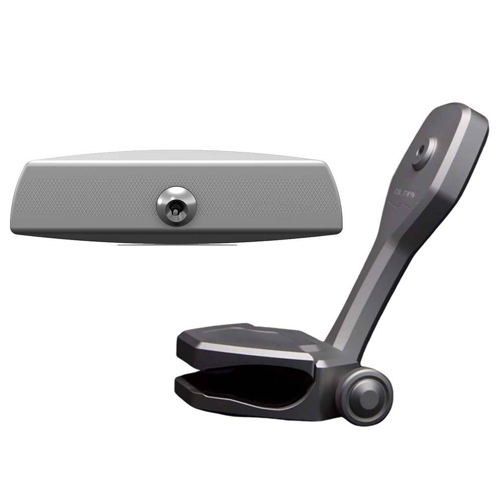 PTM Edge Mirror/Bracket Kit w/VR-140 Elite Mirror  ZXR-320 (Titanium Grey) [P12848-1320TEBGR] - Twin Screws Marine Service