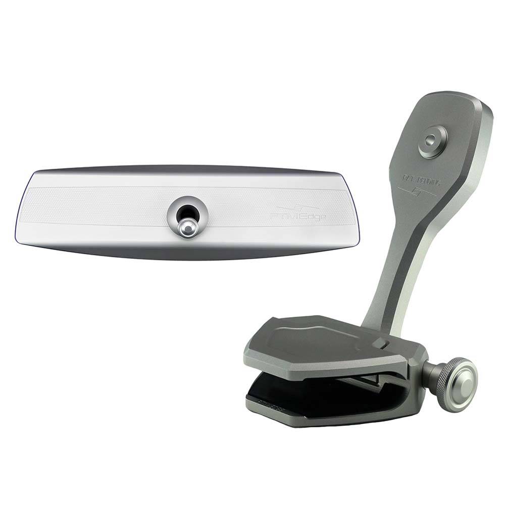 PTM Edge Mirror/Bracket Kit w/VR-140 Elite Mirror  ZXR-360 (Silver) [P12848-1360TEBCL] - Twin Screws Marine Service
