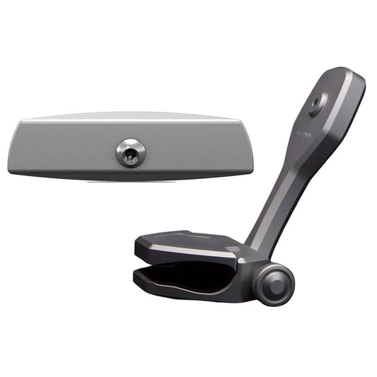 PTM Edge Mirror/Bracket Kit w/VR-140 Elite Mirror  ZXR-361 (Titanium Grey) [P12848-1361TEBGR] - Twin Screws Marine Service