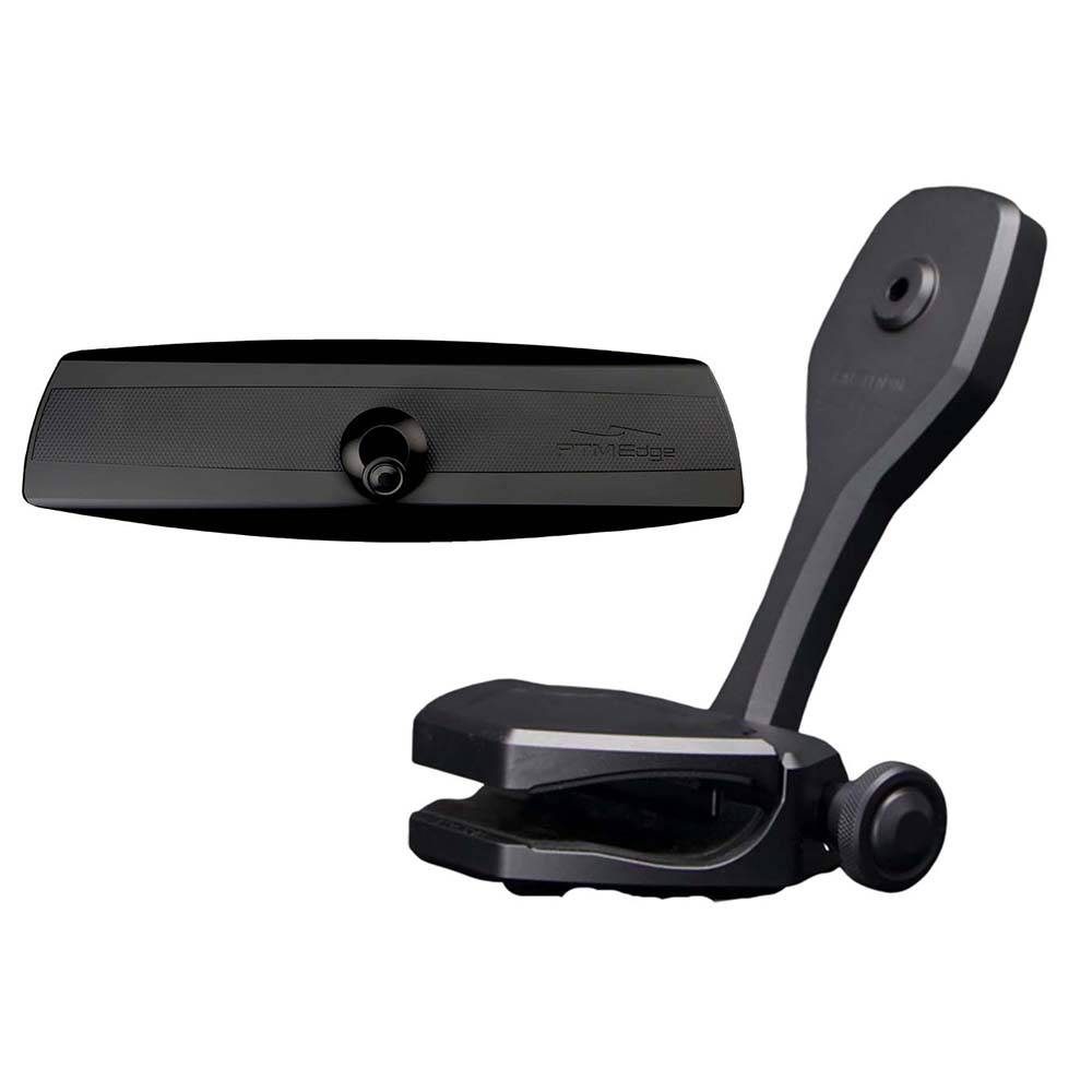 PTM Edge Mirror/Bracket Kit w/VR-140 Elite Mirror  ZXR-361 (Black) [P12848-1361TEBBK] - Twin Screws Marine Service