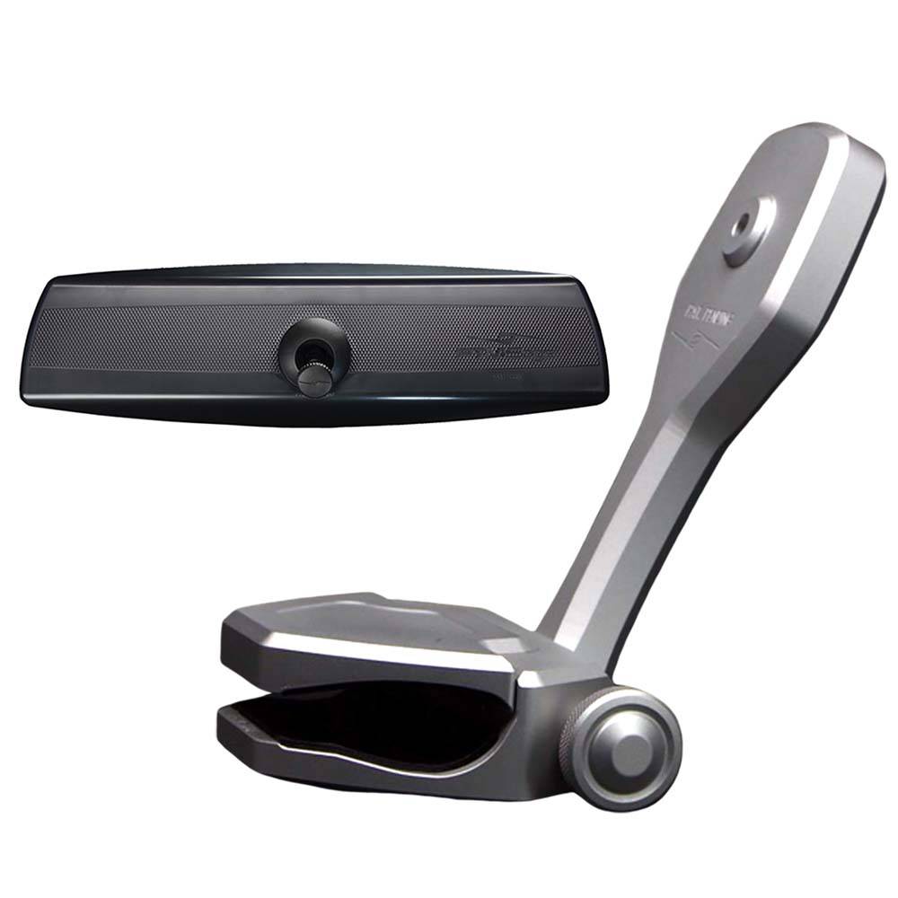 PTM Edge Mirror/Bracket Kit w/VR-140 PRO Mirror  ZXR-320 (Silver) [P12848-2320TEBCL] - Twin Screws Marine Service