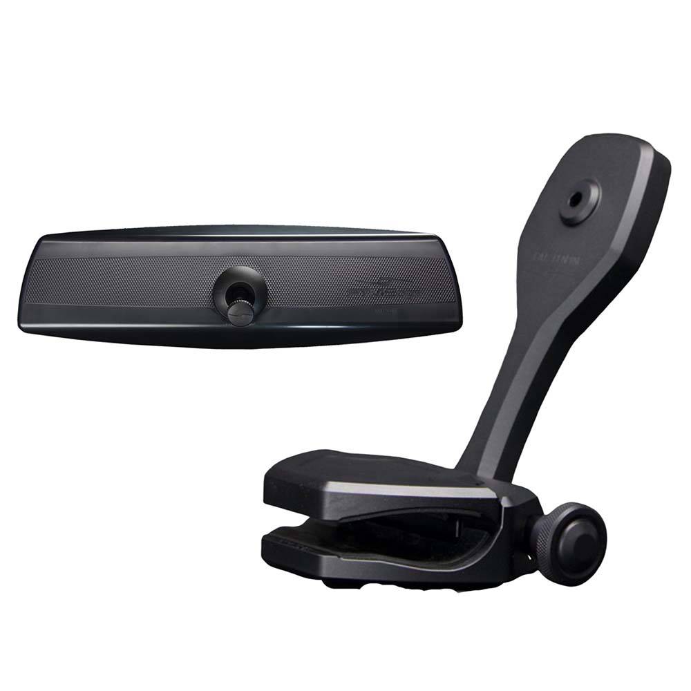 PTM Edge Mirror/Bracket Kit with VR-140 PRO Mirror  ZXR-320 (Black) [P12848-2320TEBBK] - Twin Screws Marine Service