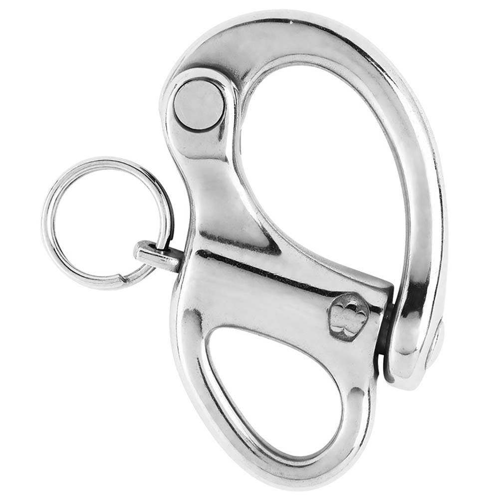 Wichard 2-3/4" Snap Shackle w/Fixed Eye - 70mm [02472] - Twin Screws Marine Service