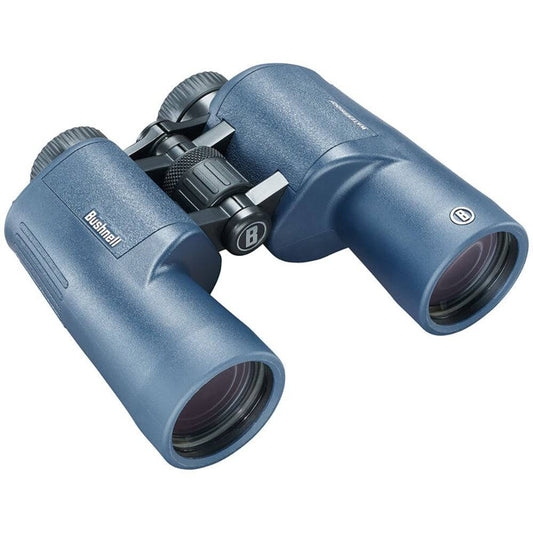 Bushnell 7x50mm H2O Binocular - Dark Blue Porro WP/FP Twist Up Eyecups [157050R] - Twin Screws Marine Service