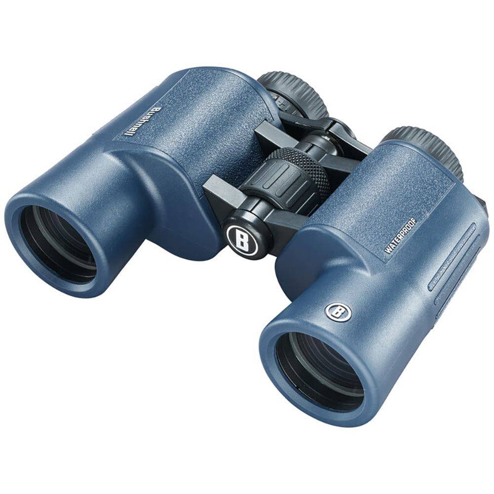 Bushnell 12x42mm H2O Binocular - Dark Blue Porro WP/FP Twist Up Eyecups [134212R] - Twin Screws Marine Service