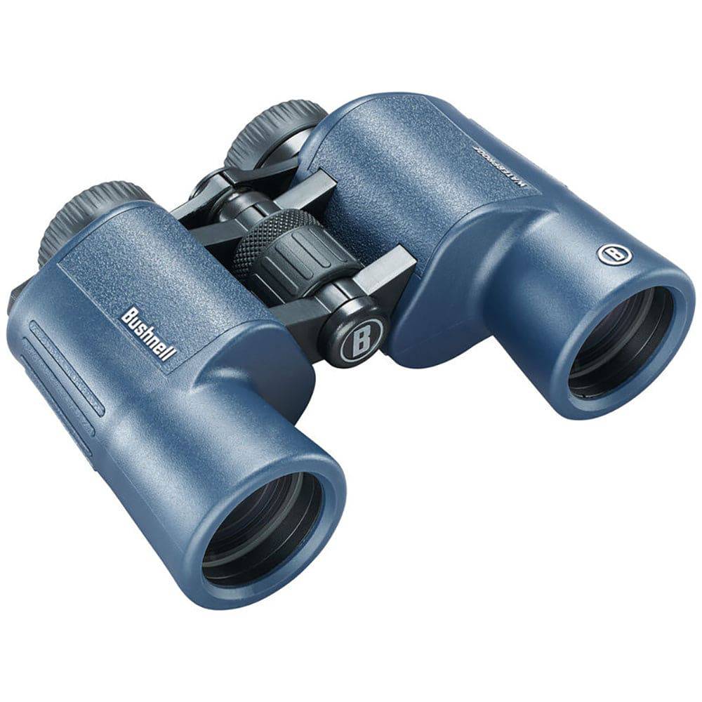 Bushnell 12x42mm H2O Binocular - Dark Blue Porro WP/FP Twist Up Eyecups [134212R] - Twin Screws Marine Service