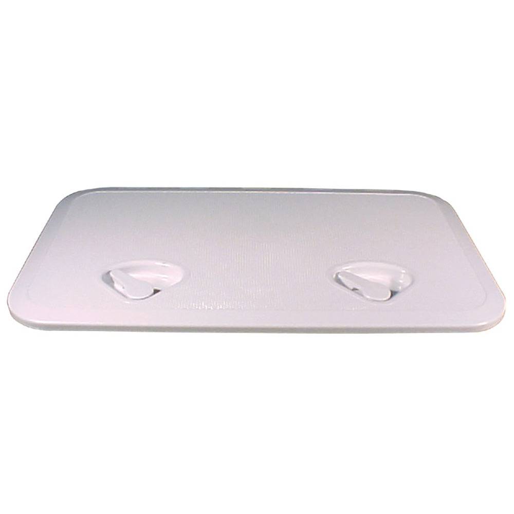 Beckson 14" x 24" Flush Hatch White - ASA Material - Acrylonitrile Styrene Acrylate [HT1424AW] - Twin Screws Marine Service