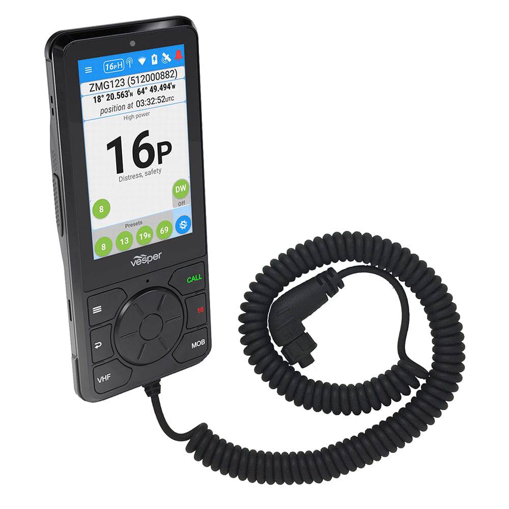 Vesper Cortex H1 Tethered Handset w/Non-Powered Cradle [010-02816-00] - Twin Screws Marine Service
