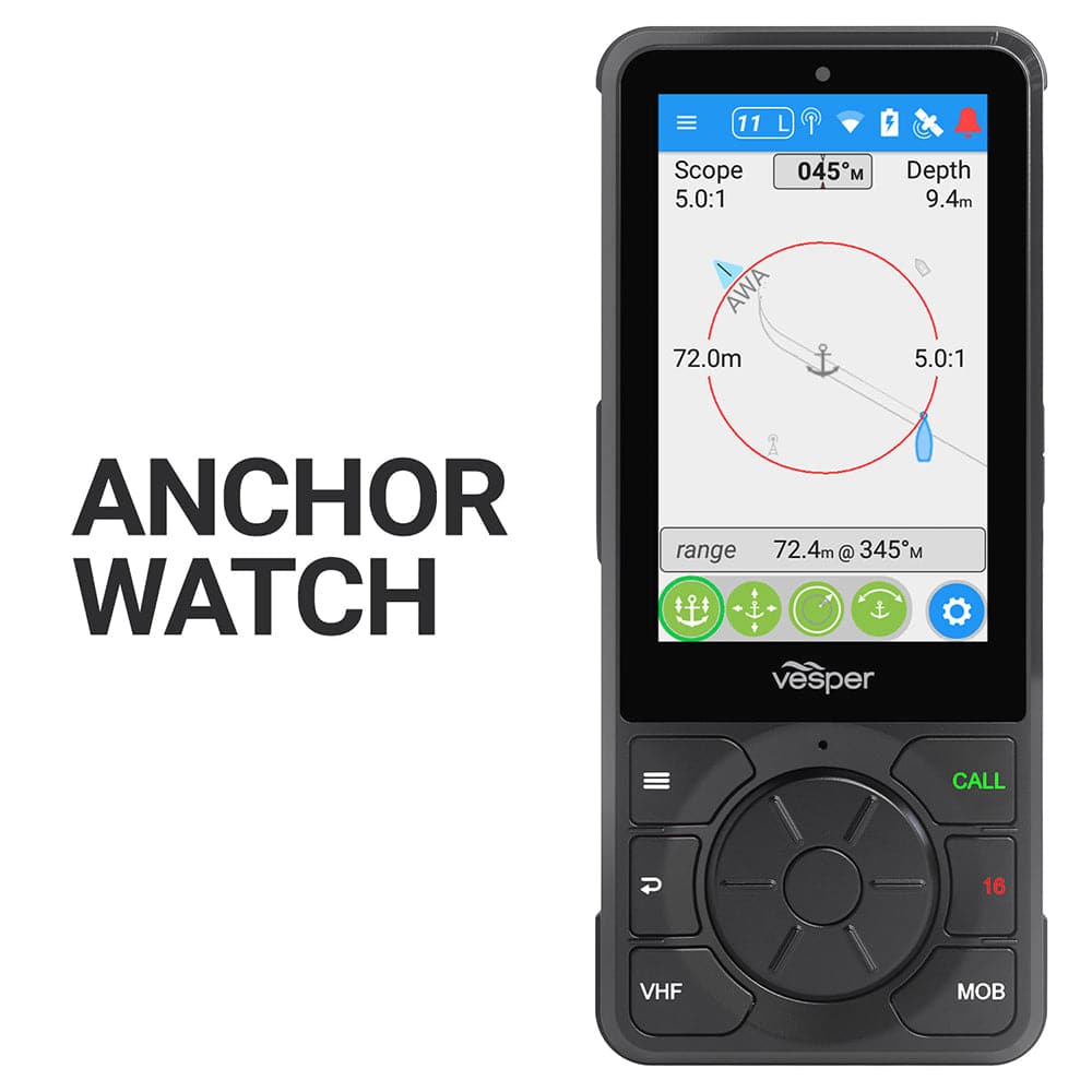 Vesper Cortex H1P Portable/Wireless/Rechargeable Handset w/Charging Cradle [010-02816-10] - Twin Screws Marine Service