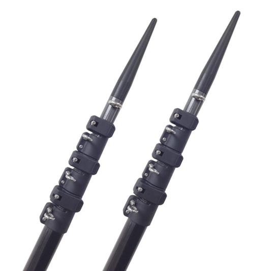 Lees 24 Telescoping Carbon Fiber Outrigger Poles f/Sidewinder Mount [CT3924] - Twin Screws Marine Service
