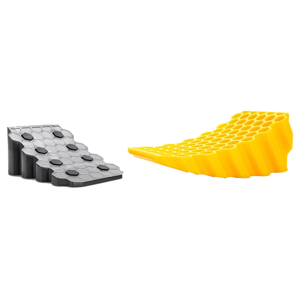 Camco Curved Leveler  Wheel Chock [44423] - Twin Screws Marine Service