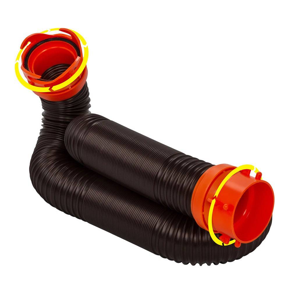 Camco RhinoFLEX 10 Sewer Hose Extension w/Swivel Bayonet  Lug [39764] - Twin Screws Marine Service