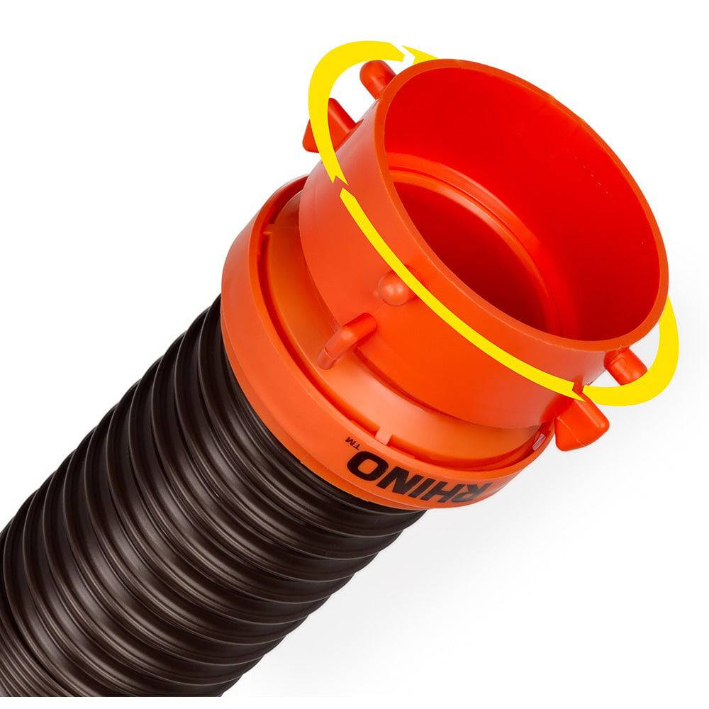 Camco RhinoFLEX 10 Sewer Hose Extension w/Swivel Bayonet  Lug [39764] - Twin Screws Marine Service