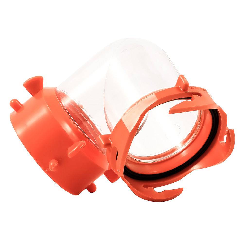 Camco RhinoFLEX 90-Degree Swivel Fitting Clear [39857] - Twin Screws Marine Service