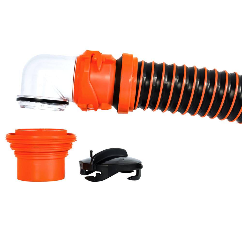 Camco RhinoEXTREME 20 Sewer Hose Kit w/4 In 1 Elbow Caps [39867] - Twin Screws Marine Service