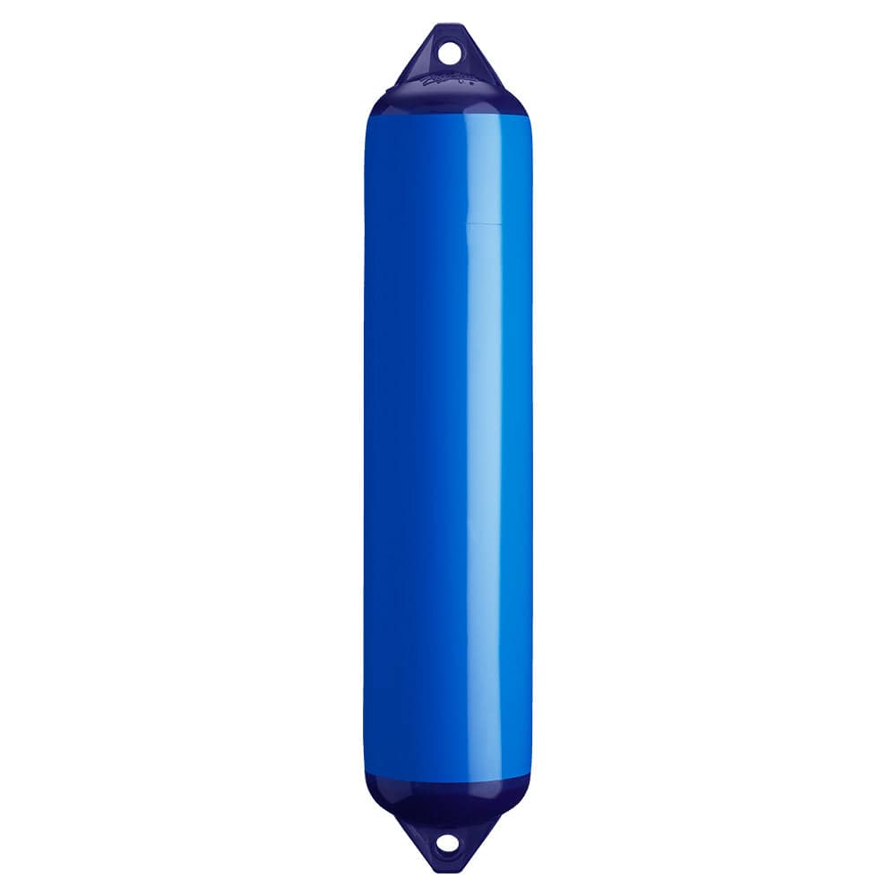 Polyform F-4 Twin Eye Fender 8.5" x 40.5" - Blue [F-4-BLUE] - Twin Screws Marine Service