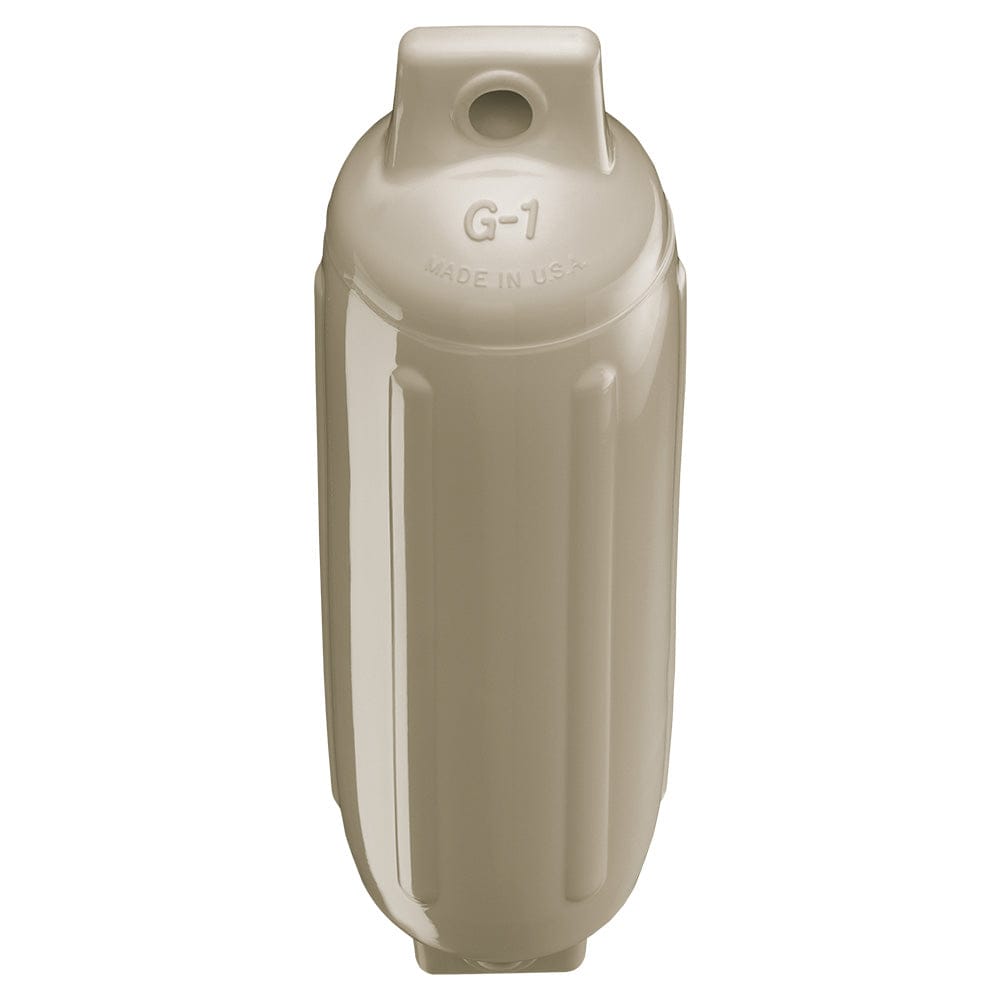 Polyform G-1 Twin Eye Fender 3.5" x 12.8" - Sand [G-1-SANDWO] - Twin Screws Marine Service