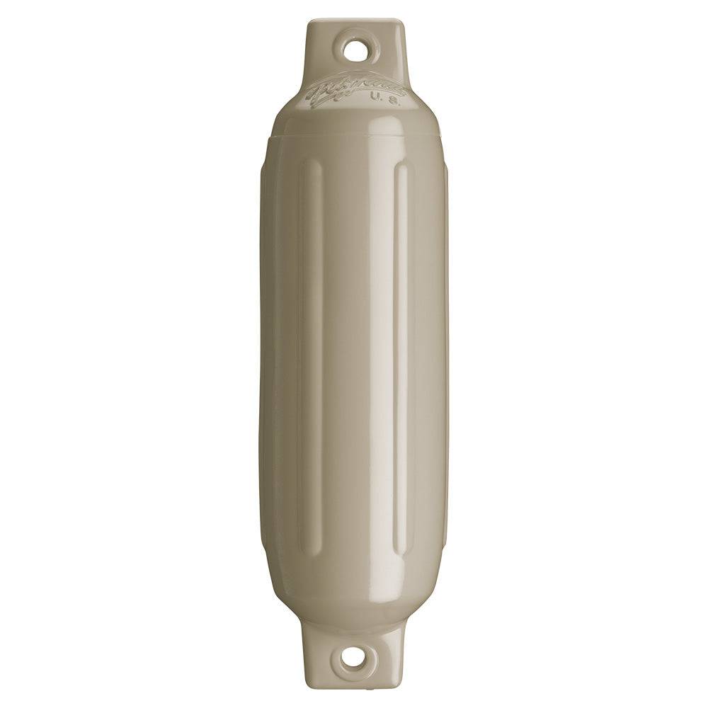 Polyform G-1 Twin Eye Fender 3.5" x 12.8" - Sand [G-1-SANDWO] - Twin Screws Marine Service