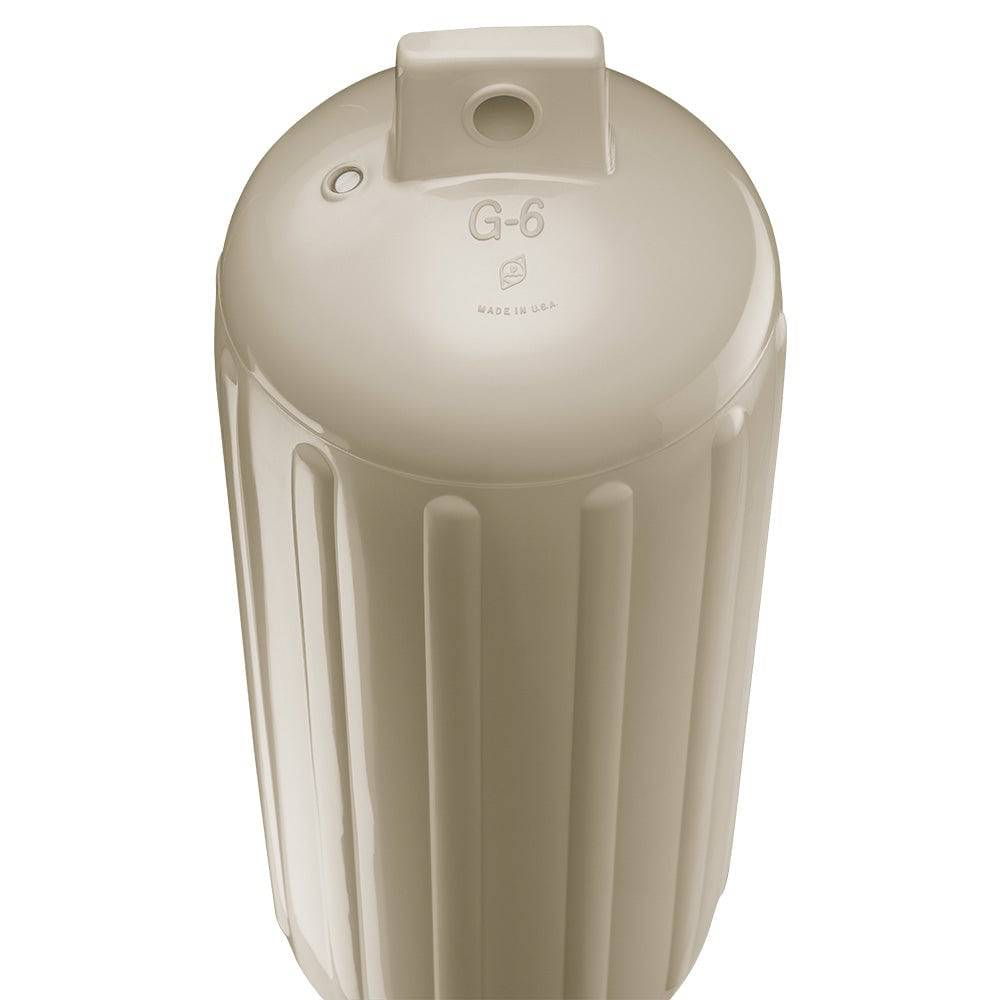 Polyform G-6 Twin Eye Fender 11" x 30" - Sand [G-6-SANDWO] - Twin Screws Marine Service