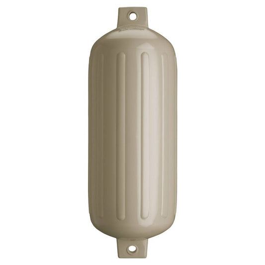 Polyform G-6 Twin Eye Fender 11" x 30" - Sand [G-6-SANDWO] - Twin Screws Marine Service